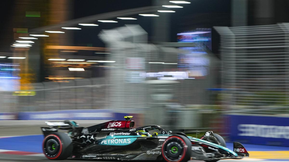 Singapore F1 GP Auto Racing