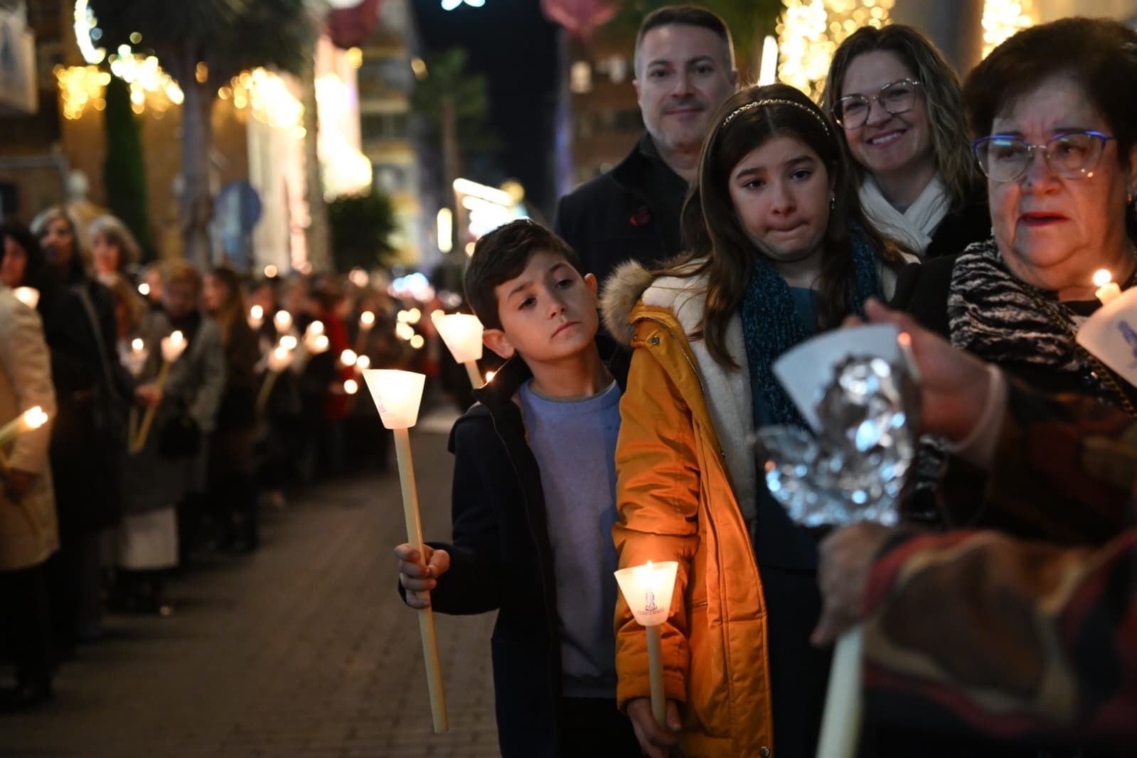 Así ha sido la procesión de La Purísima por las calles de Torrevieja