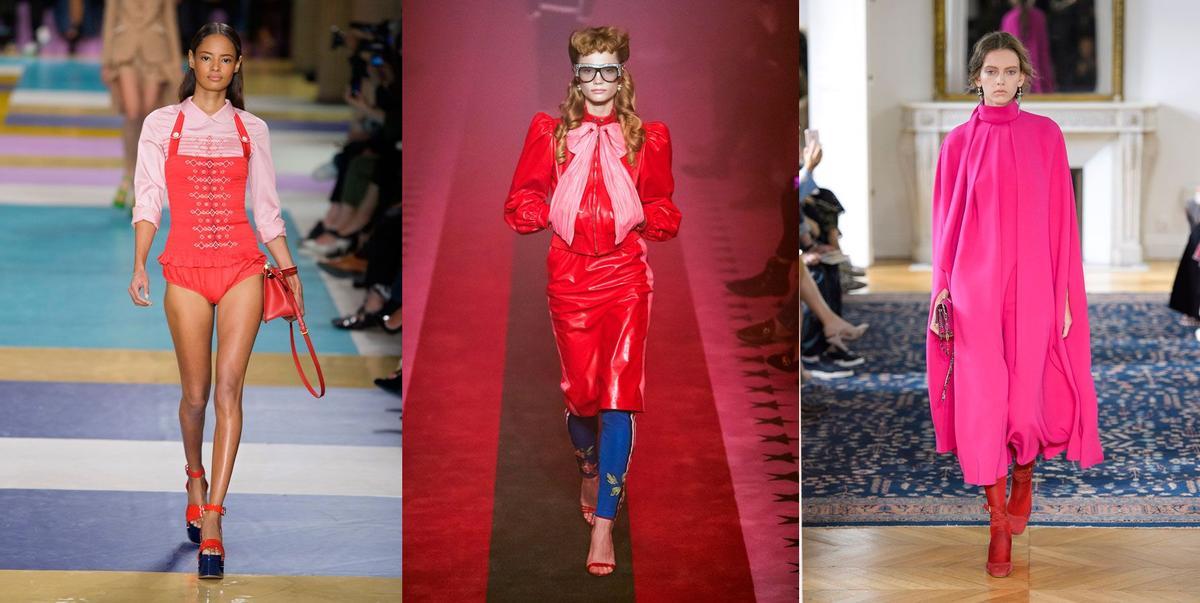 Rosa y rojo: la combinación ganadora de la temporada - Woman