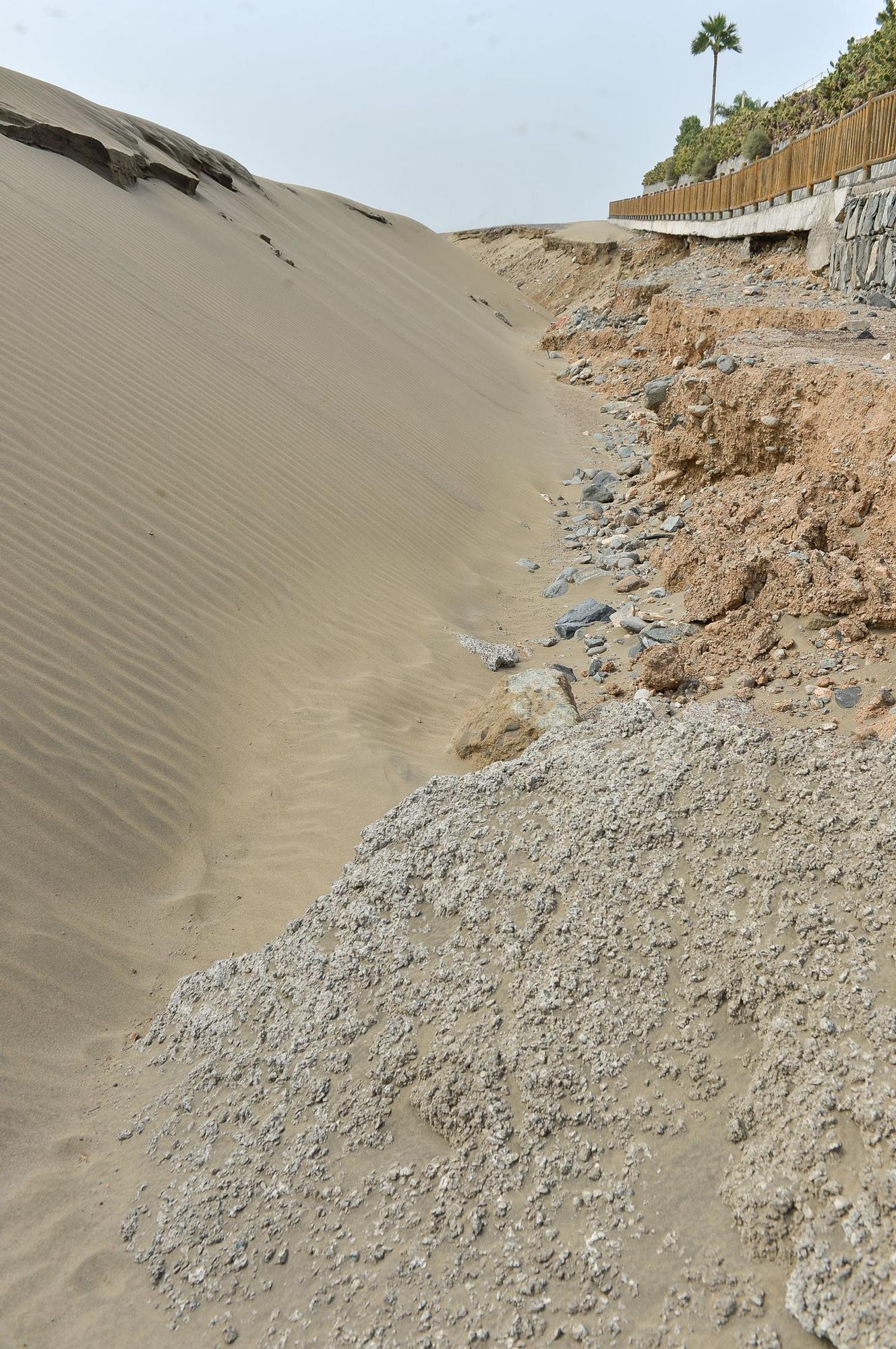 Estado actual de la zona de Las Escorrentia cerca del Mirador de las Dunas