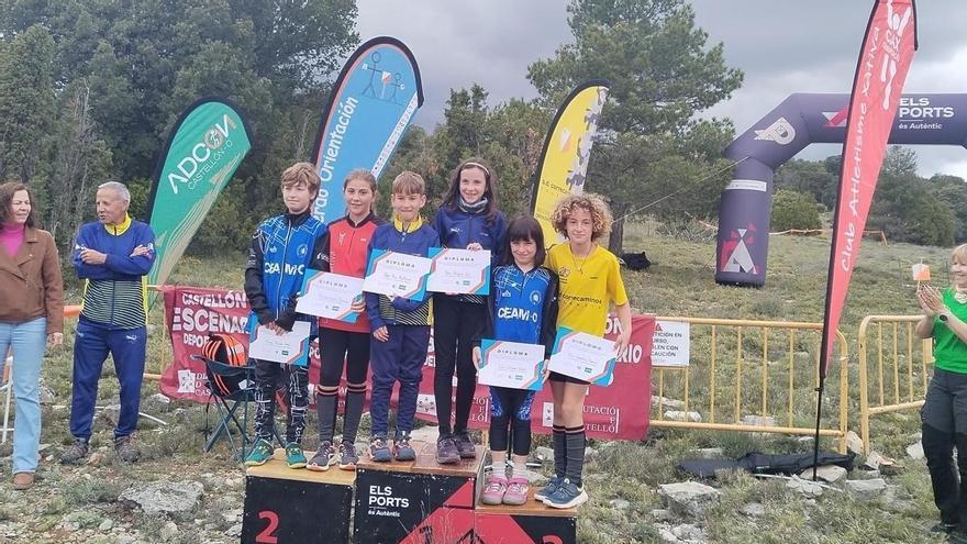Arnau y Aitana Benito, del CAX Orientació, se proclaman subcampeones autonómicos de orientación de larga distancia