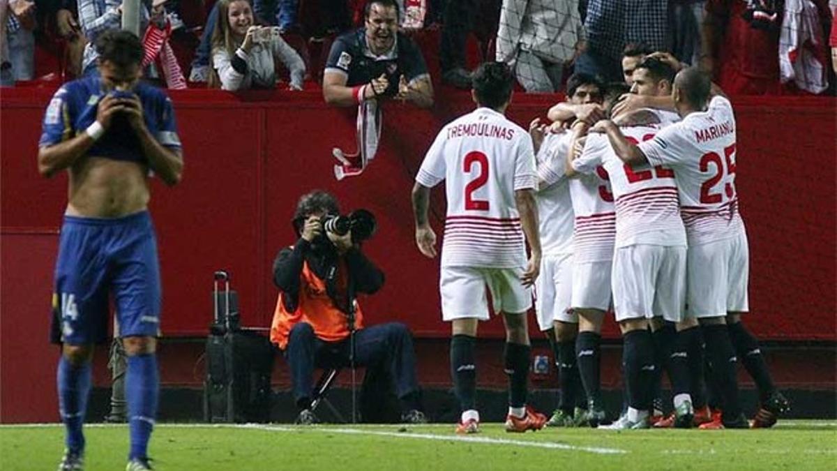 El Sevilla goleó al Getafe