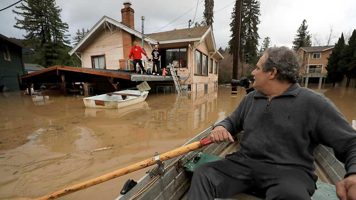 Más de 2.000 viviendas inundadas por las fuertes lluvias en California