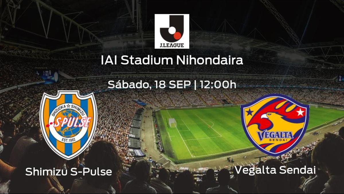 Jornada 29 de Liga Japonesa J1: previa del duelo Shimizu S-Pulse - Vegalta Sendai