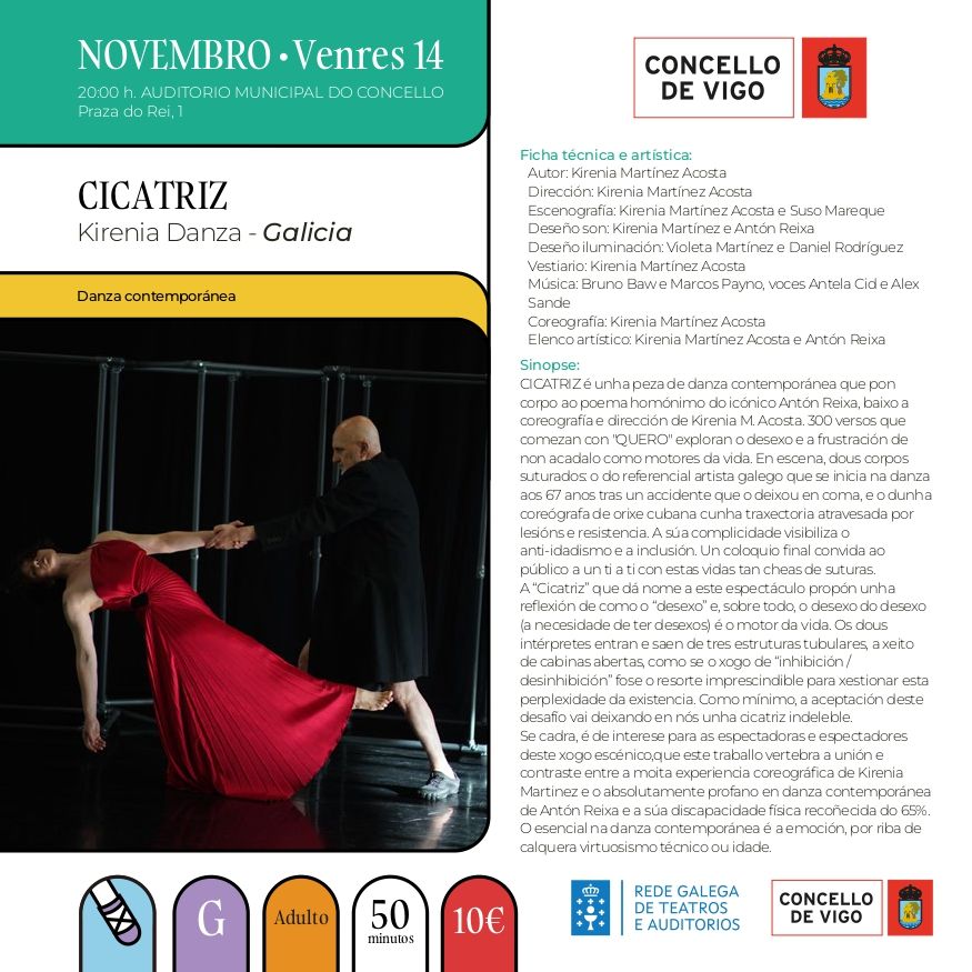 Ficha de «Cicatriz» de VigoCultura 2025