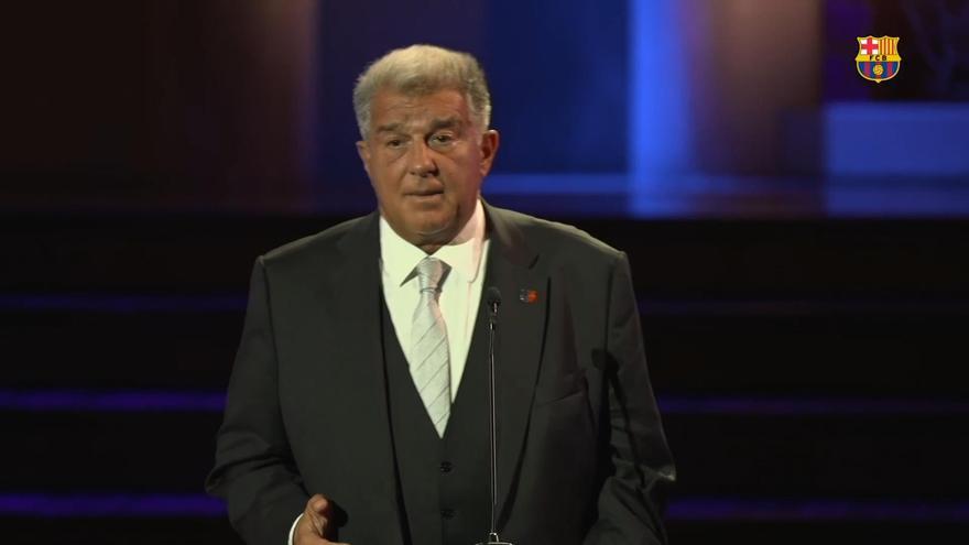 El discurso de Laporta: "hemos plantado cara a todas las dificultades"