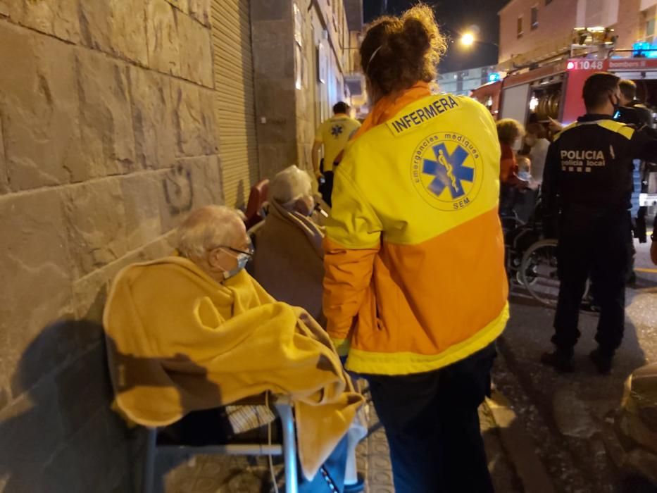 Incendi a la residència Mutuam Manresa