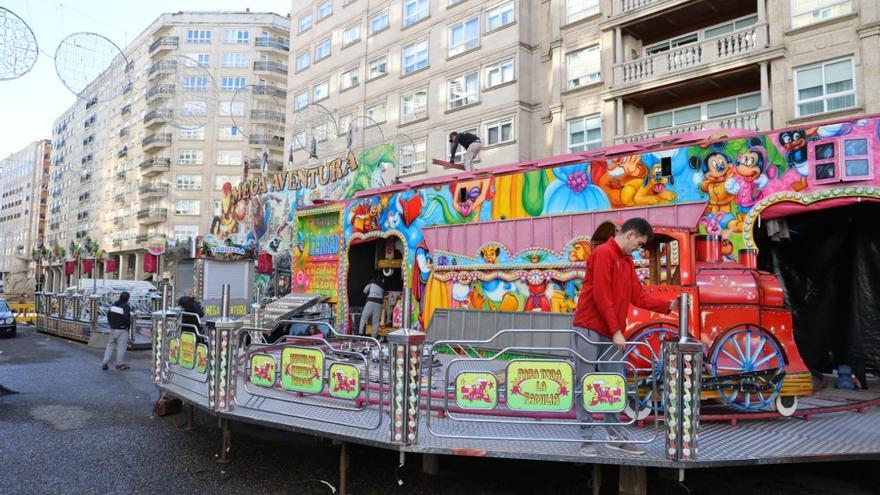 El Concello desbloquea el parque de atracciones de Navidad en Rosalía de Castro