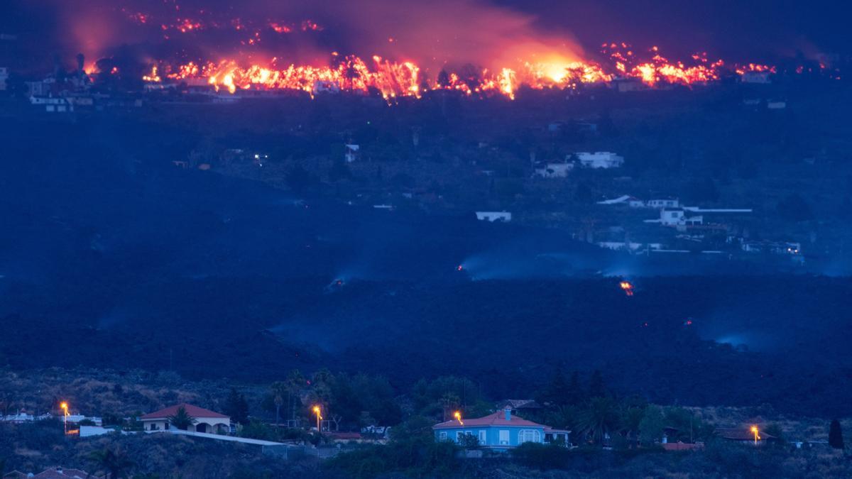 La lava se extiende ya por 166 hectáreas y ha destruido 350 inmuebles