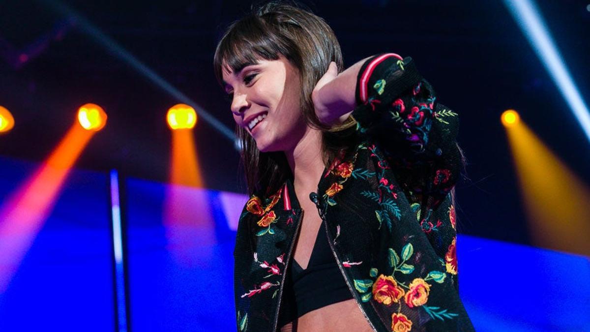 Aitana durante la gala especial de Operación triunfo 2017