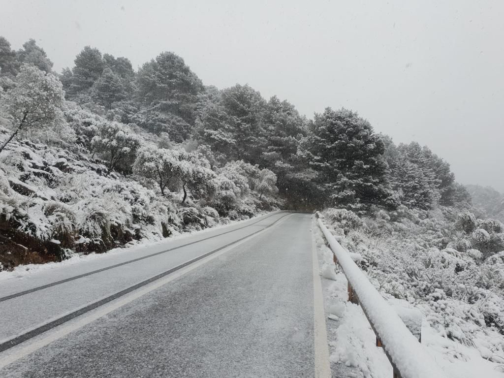 La nieve vuelve a Mallorca