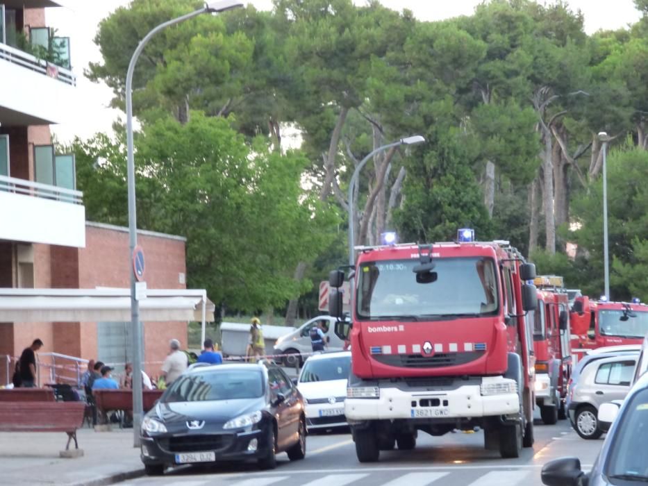 Quatre dotacions dels Bombers van atendre el foc.