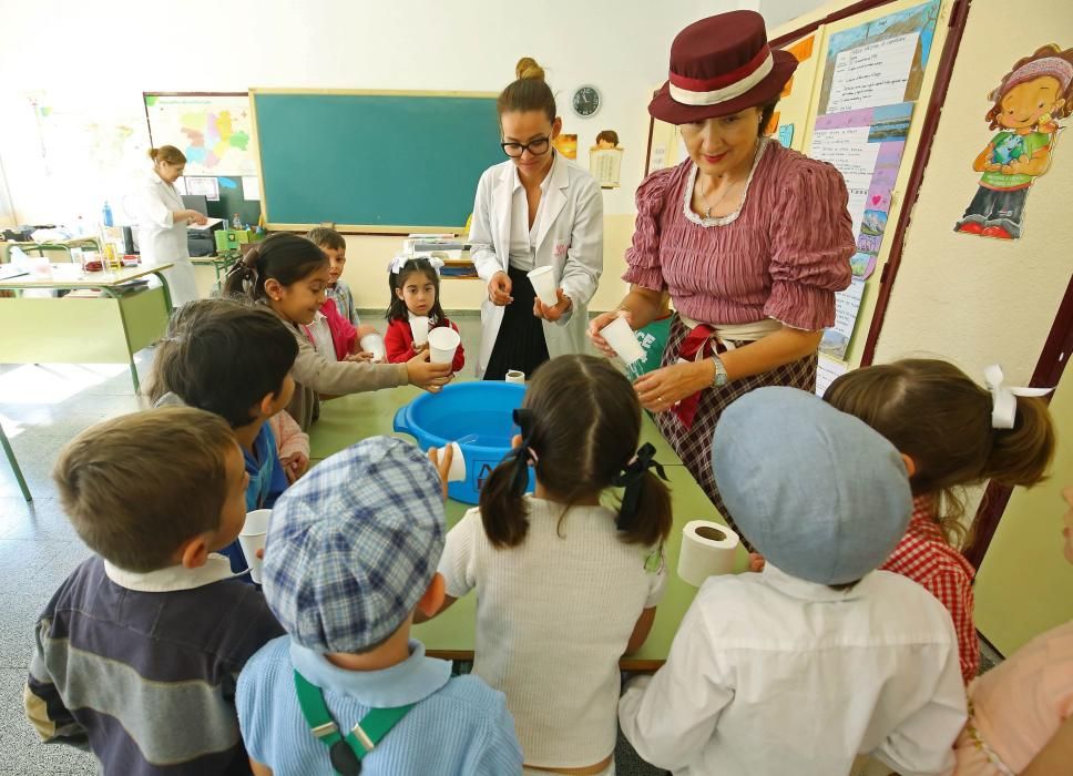 Recreación de una escuela franquista