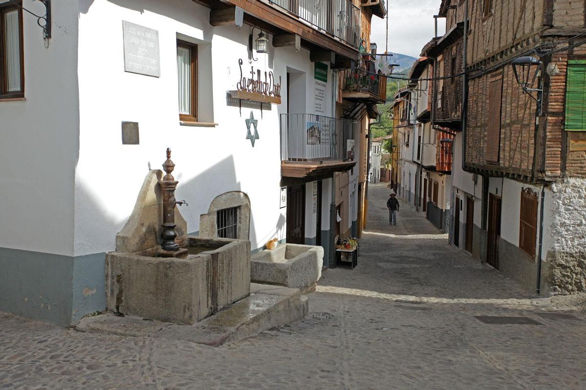 Imagen del barrio judío de Hervás