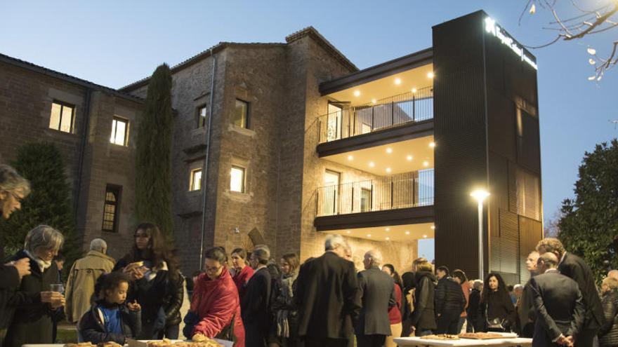 Vista del convent en la inauguració de les darreres obres