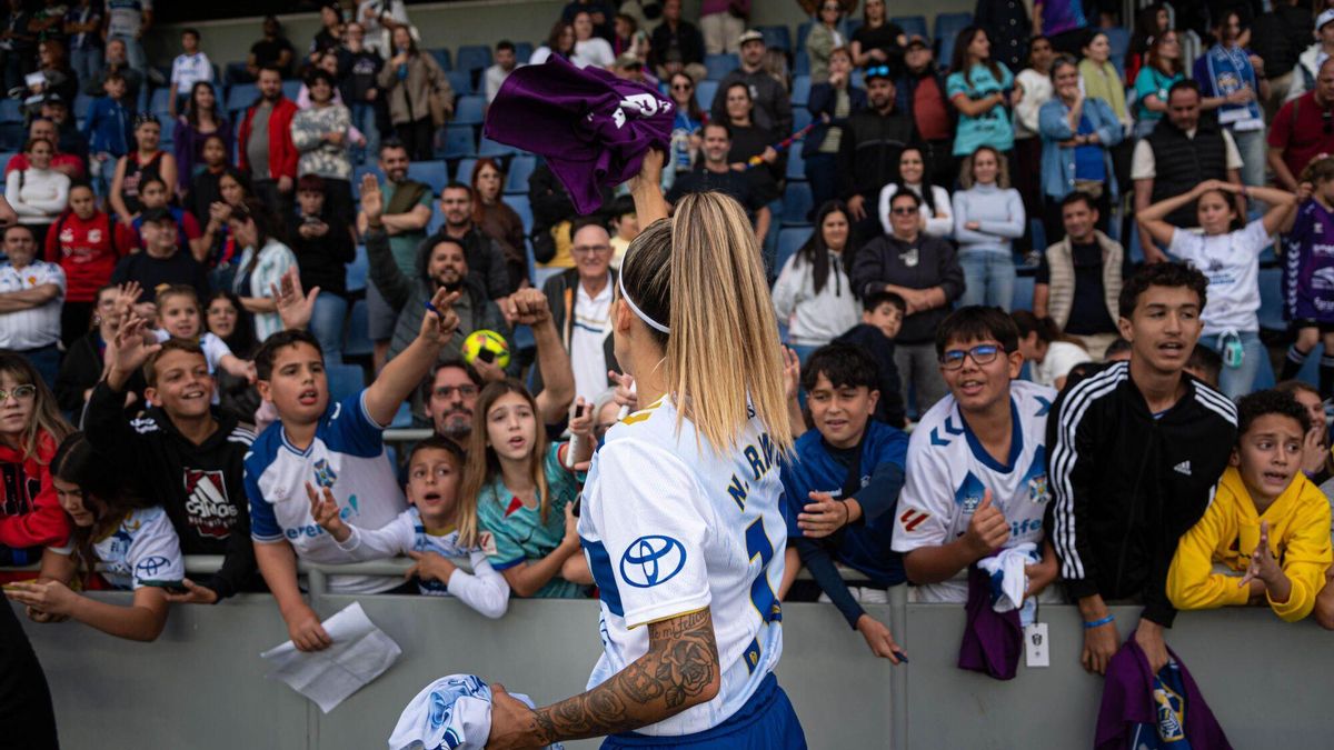 Natalia Ramos, en un partido en el Heliodoro.