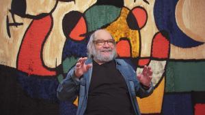 El artista textil Josep Royo, que trabajó junto a Joan Miró en la elaboración de sus tapices.   