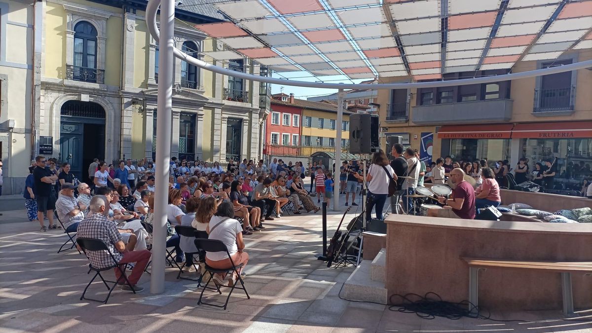 Un momento de los conciertos de este martes.