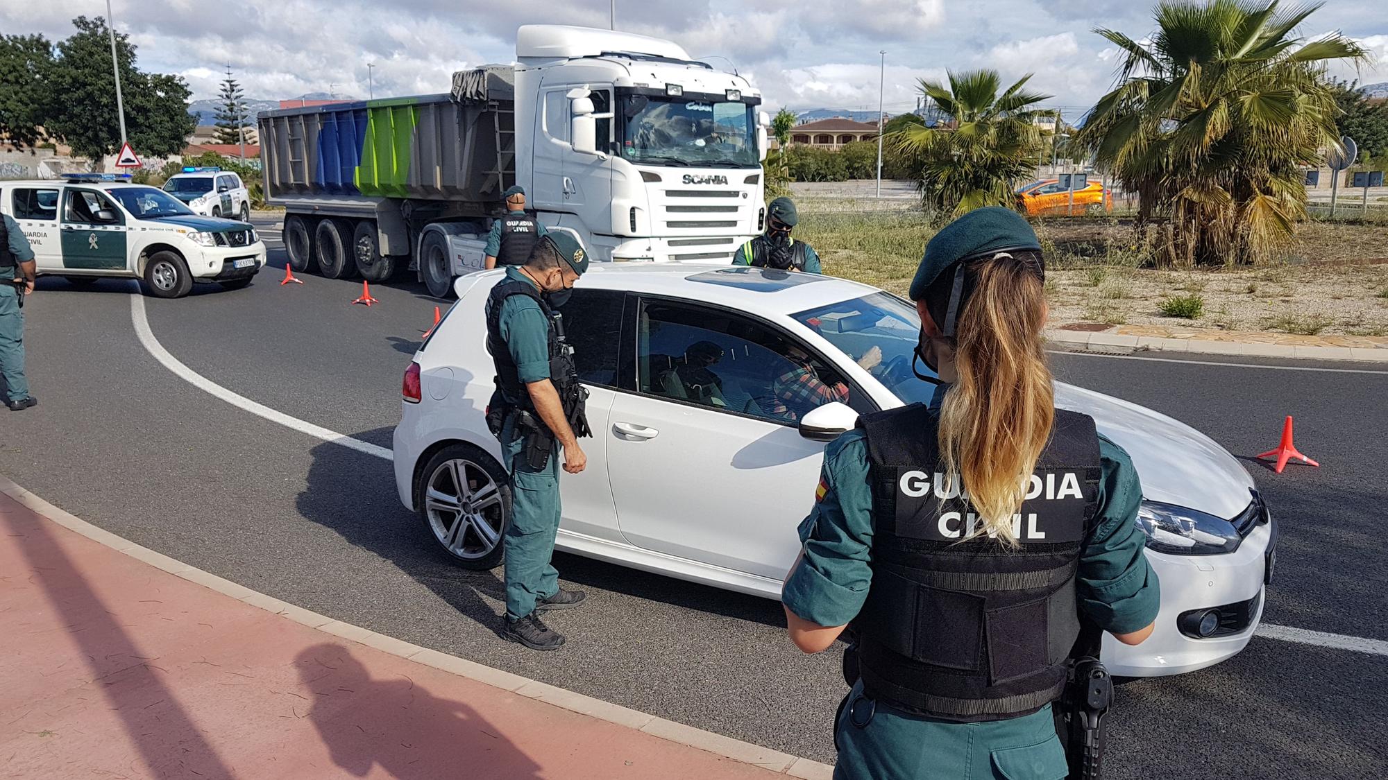 Policía y Guardia Civil refuerzan los controles anticovid el fin de semana