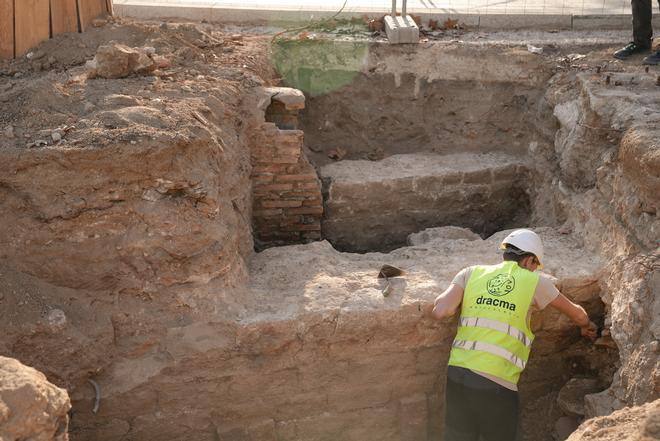 Nuevos restos arqueológicos encontrados en La Rambla.