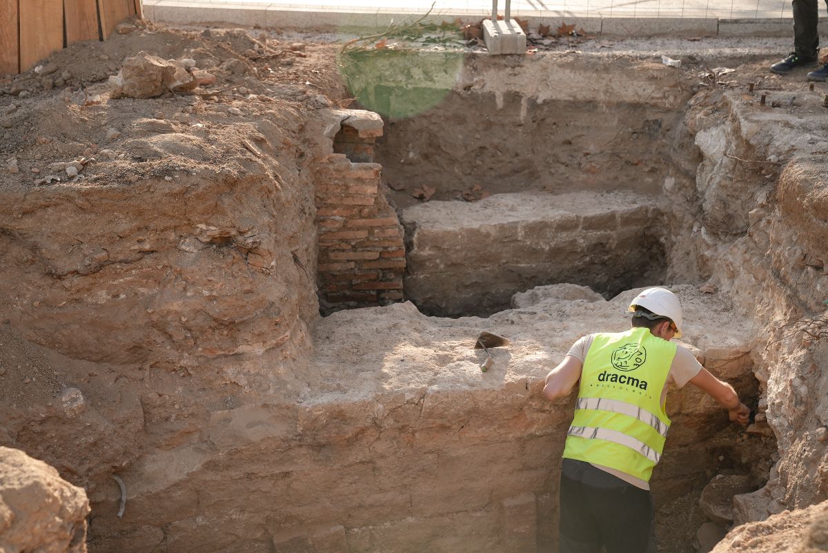 Nuevos restos arqueológicos encontrados en La Rambla.