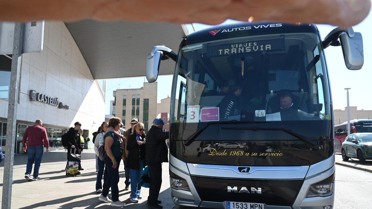 Autobuses de Castelló a Valencia por las obras del corredor mediterráneo