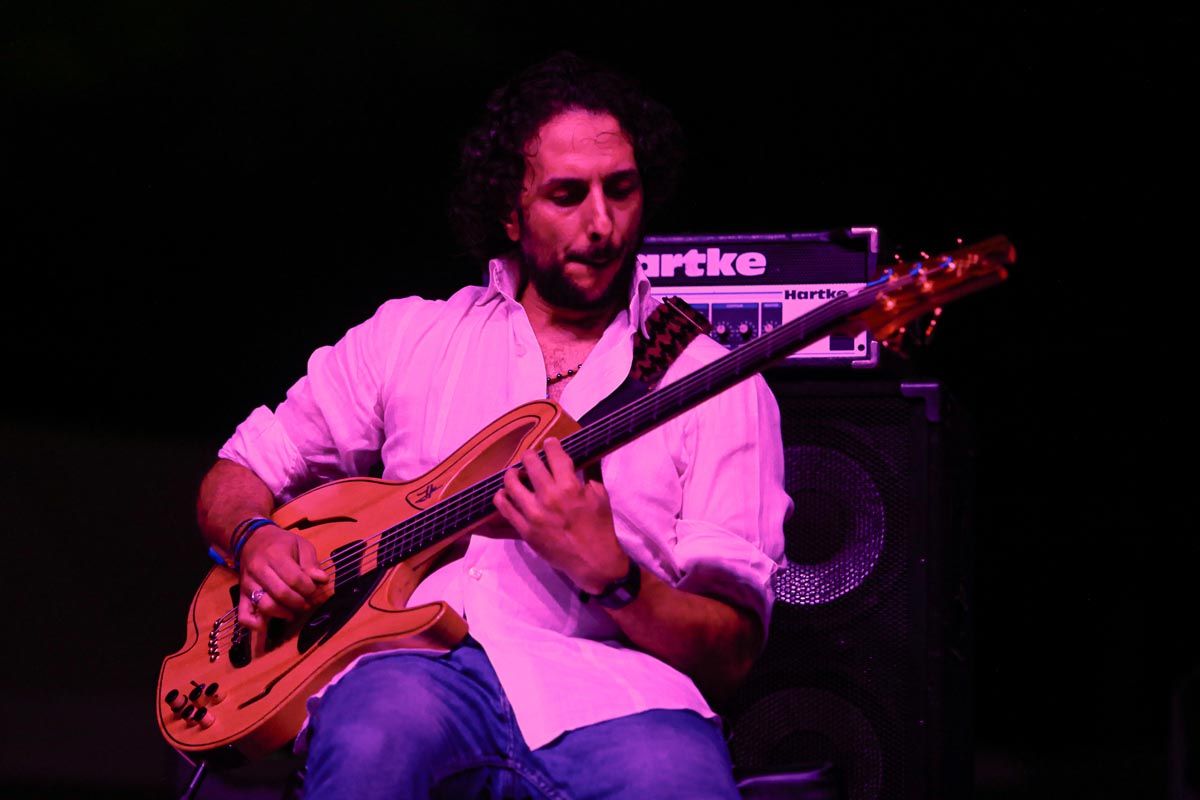 Jazz bajo la muralla en las Festes de la Terra