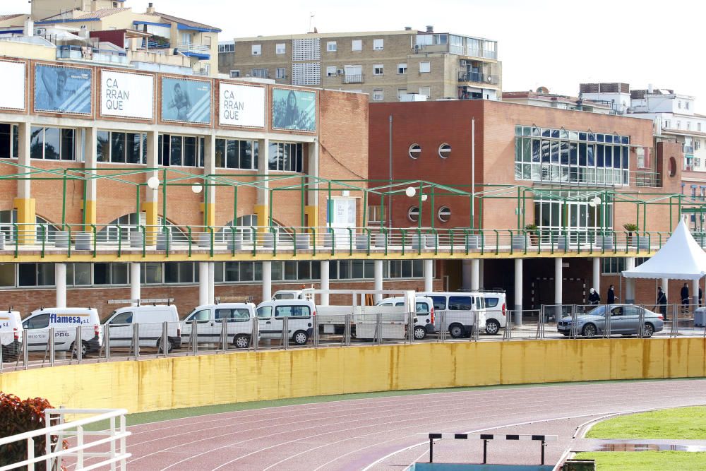 Las obras de acondicionamiento de la ciudad deportiva de Carranque como hospital de campaña continúan con la previsión de que finalicen en esta semana.