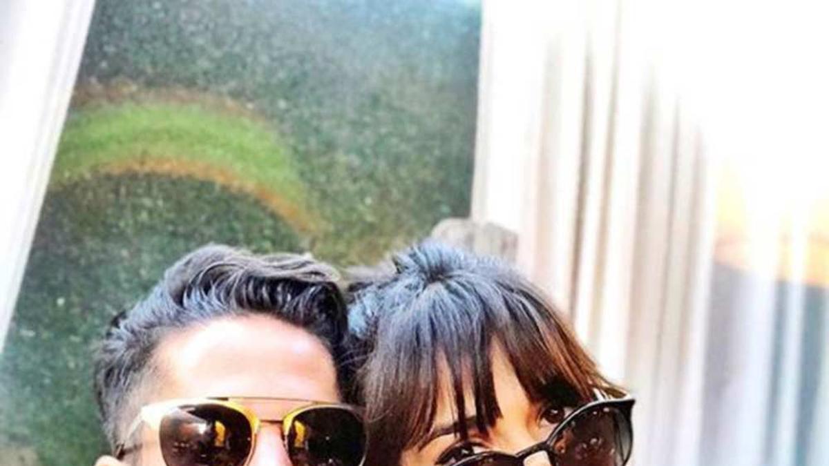 Isco Alarcón y Sara Sálamo posando como pareja por primera vez