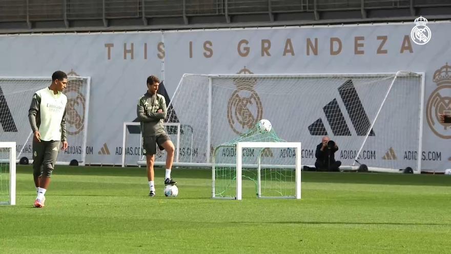 El Real Madrid regresa a los entrenamientos tras la victoria ante el Villarreal