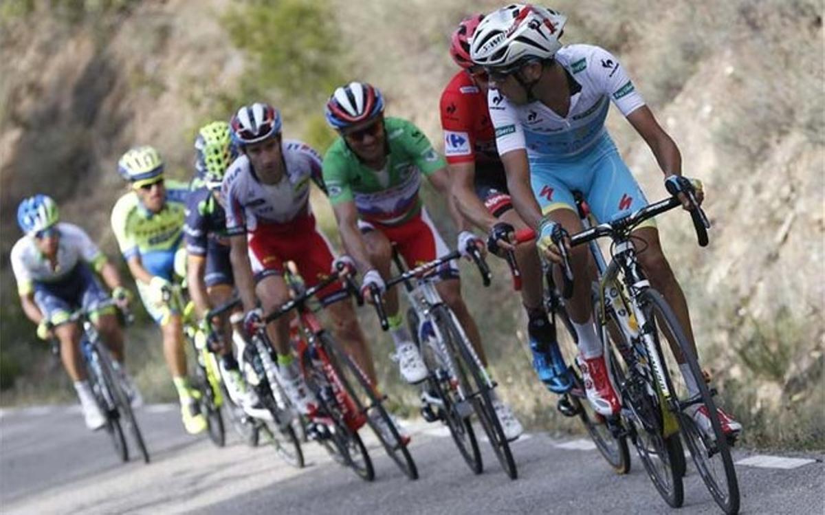 Las imágenes de la etapa de la Vuelta Las imágenes de la etapa de la Vuelta