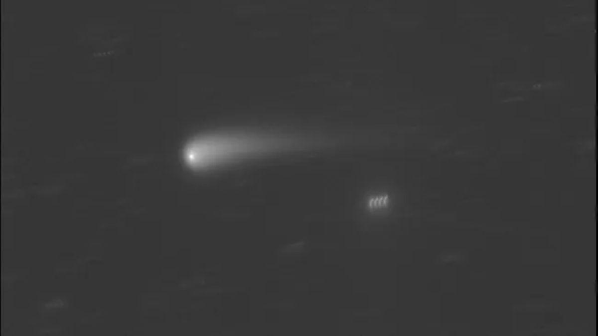 El astrónomo Gianluca Masi del Proyecto del Telescopio Virtual capturó esta imagen del Cometa C/2023 A3 Tsunchinshan-ATLAS el 5 de mayo de 2024 desde Ceccano, Italia.