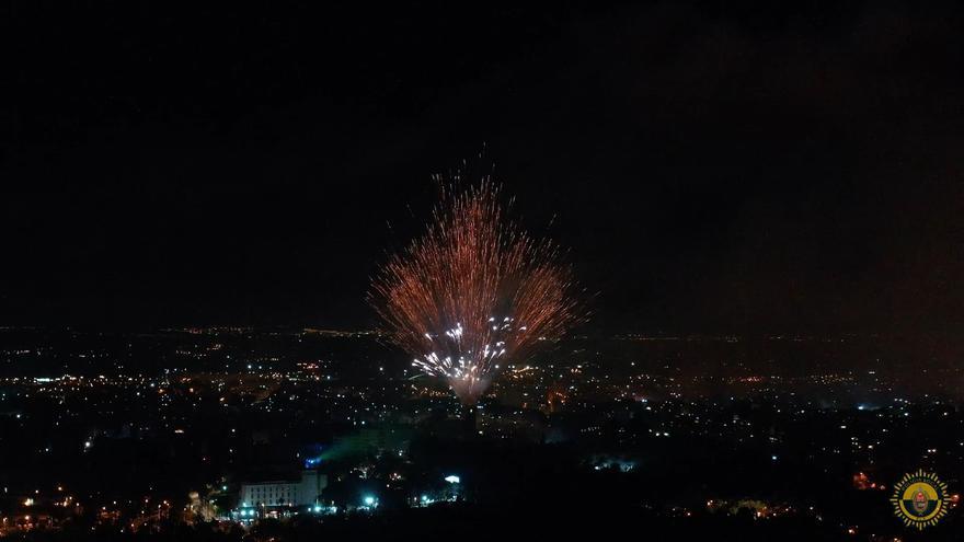 Las impresionantes imágenes de la Nit de l&#039;Albà a vista del dron de la Policía Local de Elche