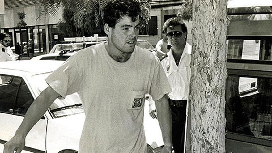 Ull Prats cuando fue detenido en junio de 1991.