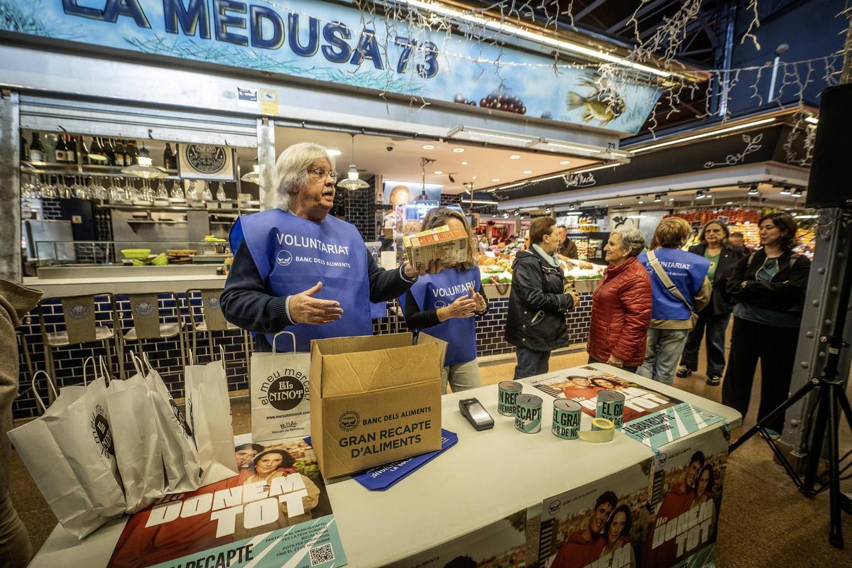 Empieza la recogida solidaria de alimentos del Gran Recapte