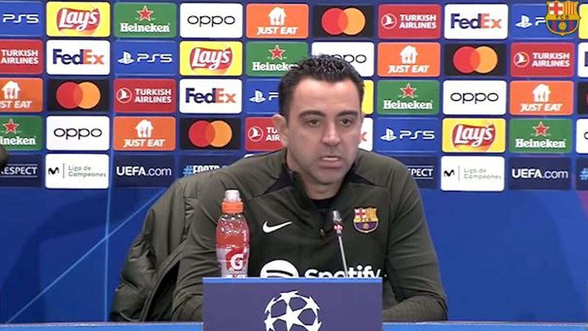 La 'pullita' de Xavi a un periodista: &quot;Según tú, no nos llega...&quot;