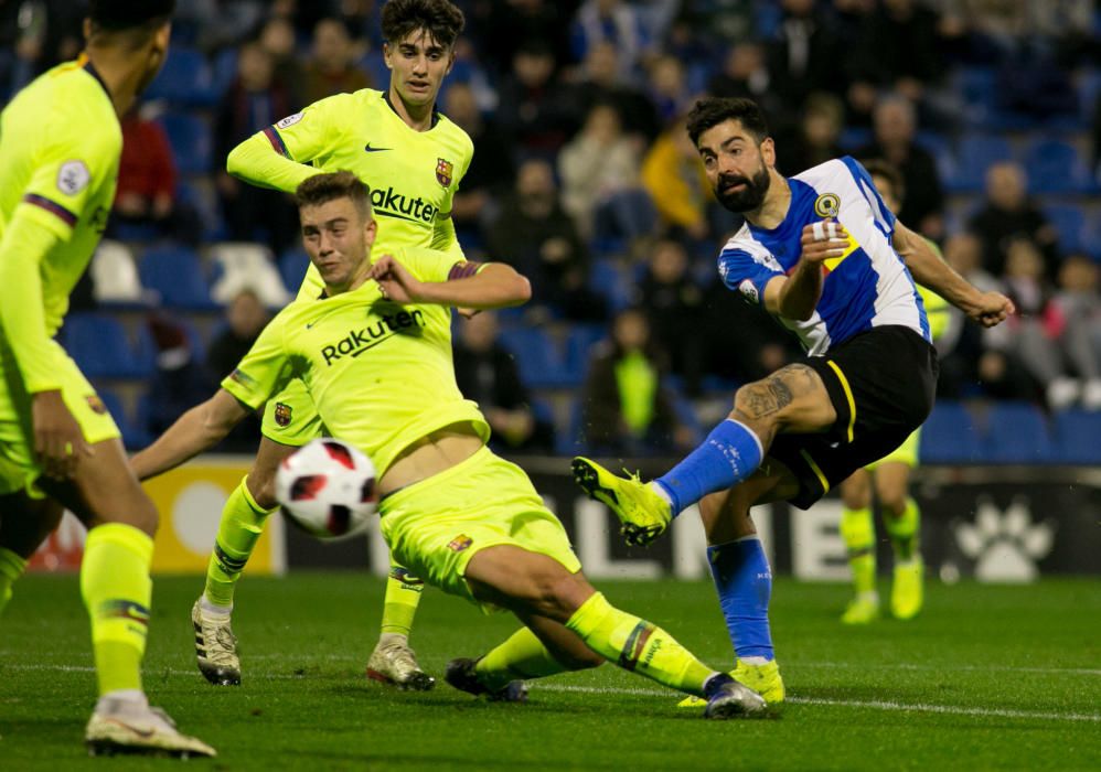 El Hércules recupera sus señas de identidad ante el Barça B