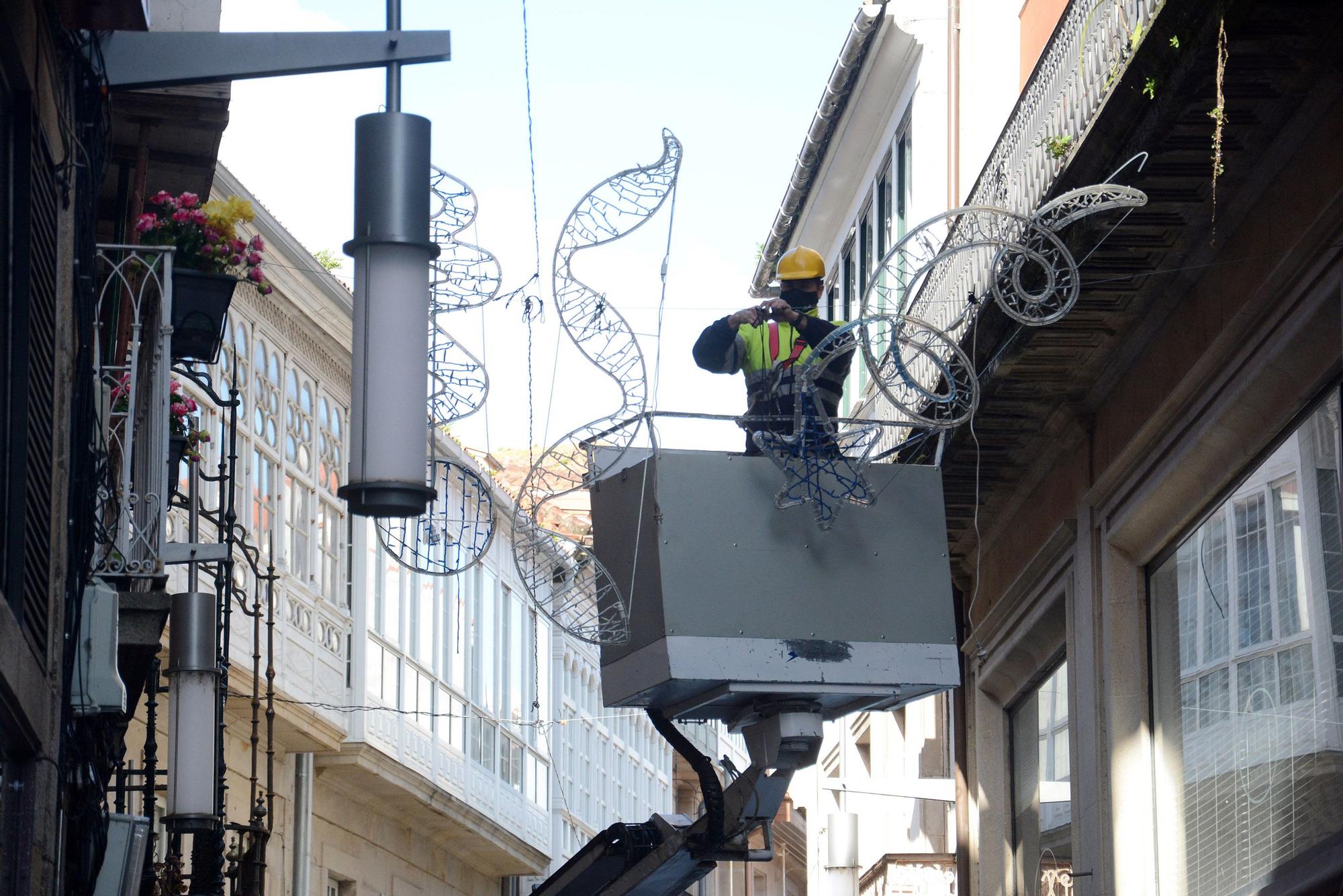 Pontevedra empieza a vestirse de navidad