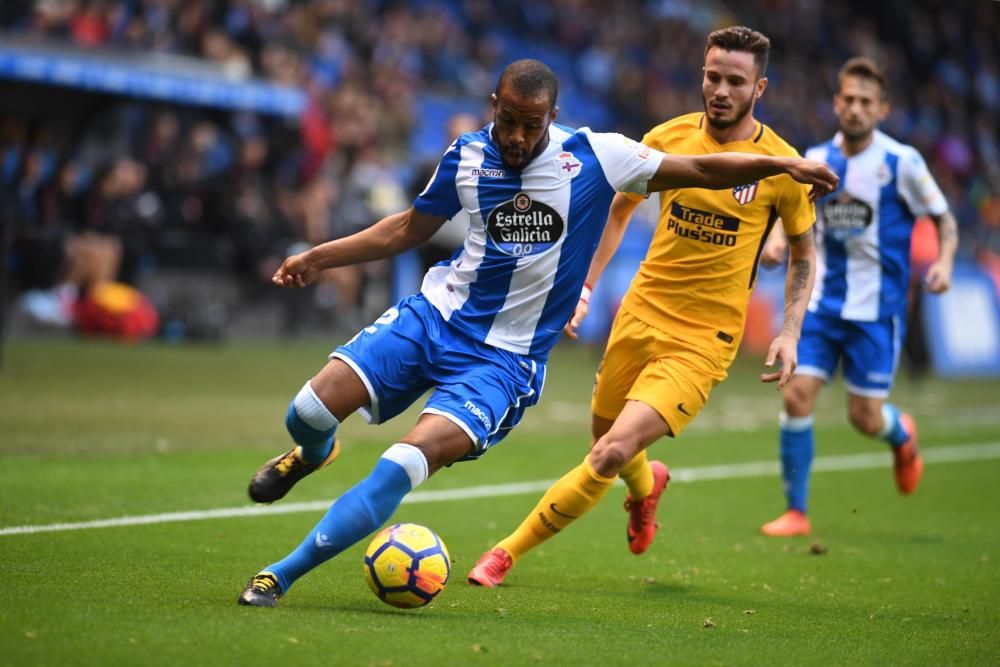 El Dépor cae en el descuento ante el Atlético