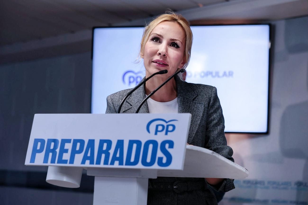 Presentación de la candidata al Parlamento como número 1, Rebeca Paniagua