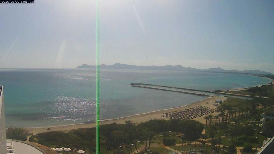 Traumwetter am Freitagvormittag (8.5.) an der Playa de Muro