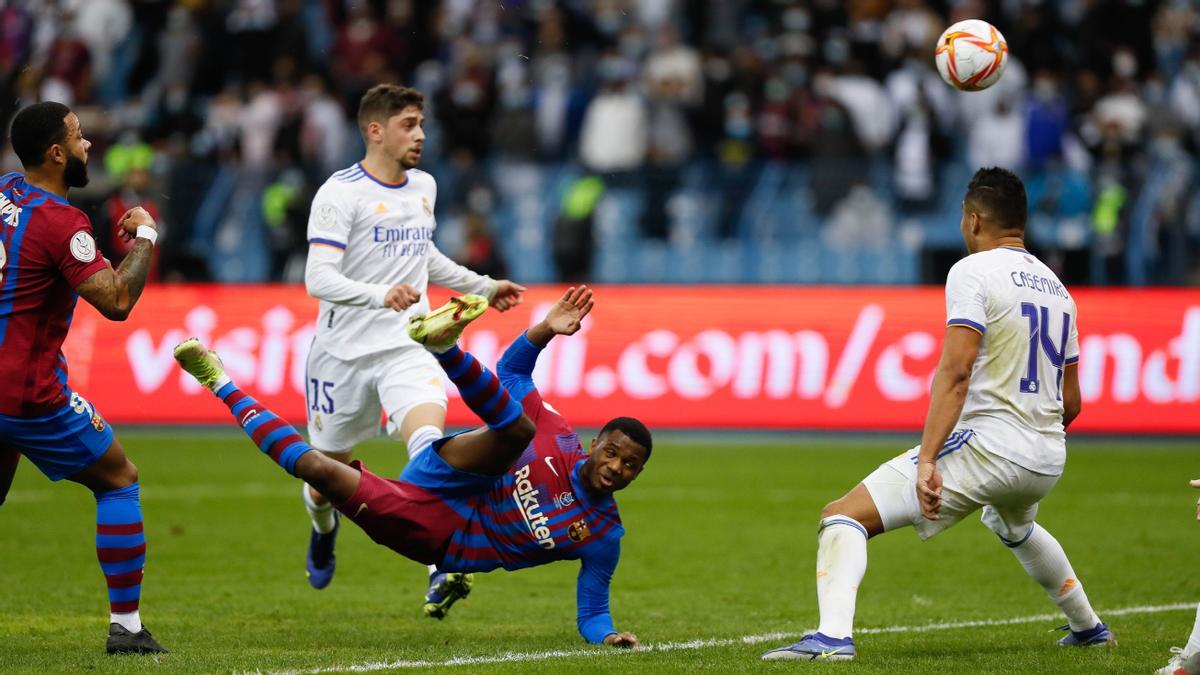 SEMIFINAL SUPERCOPA DE ESPAÑA. FC BARCELONA - REAL MADRID. ESTADIO KING FAHD. RIYADH. FOTO: VALENTI ENRICH