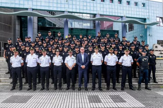 Presentación de 184 nuevos policías nacionales para Canarias