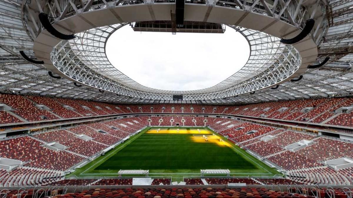 El imponente Luzhniki acoge el partido inaugural del Mundial