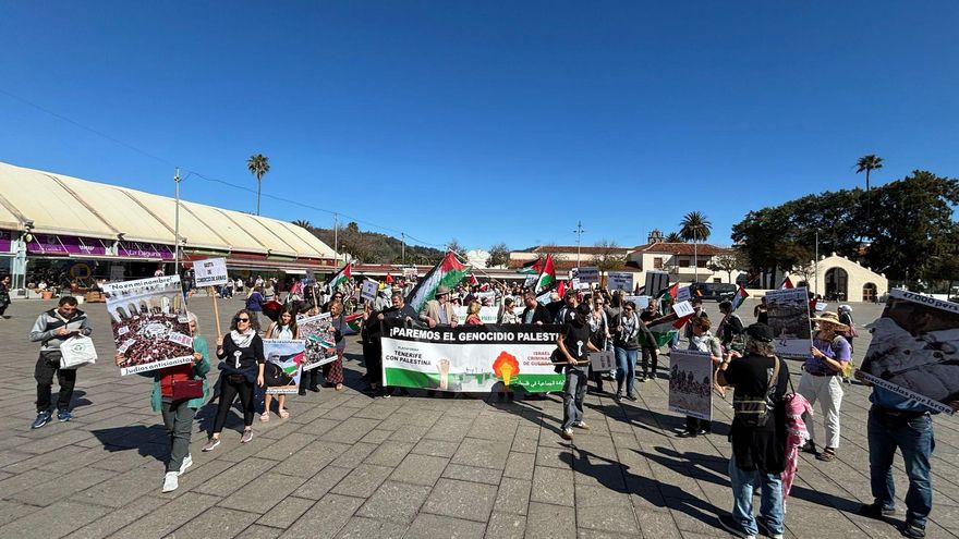 Tenerife Protest Voices: “Trump, Hear Us! Gaza is Palestine!”