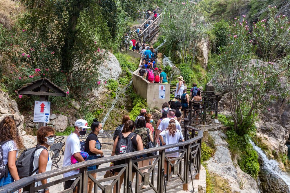 Aforo desbordado en les Fonts de l''Algar