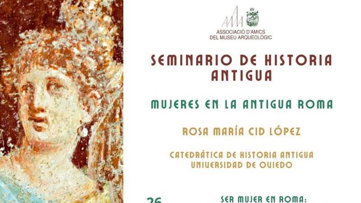 Detalle del cartel del seminario