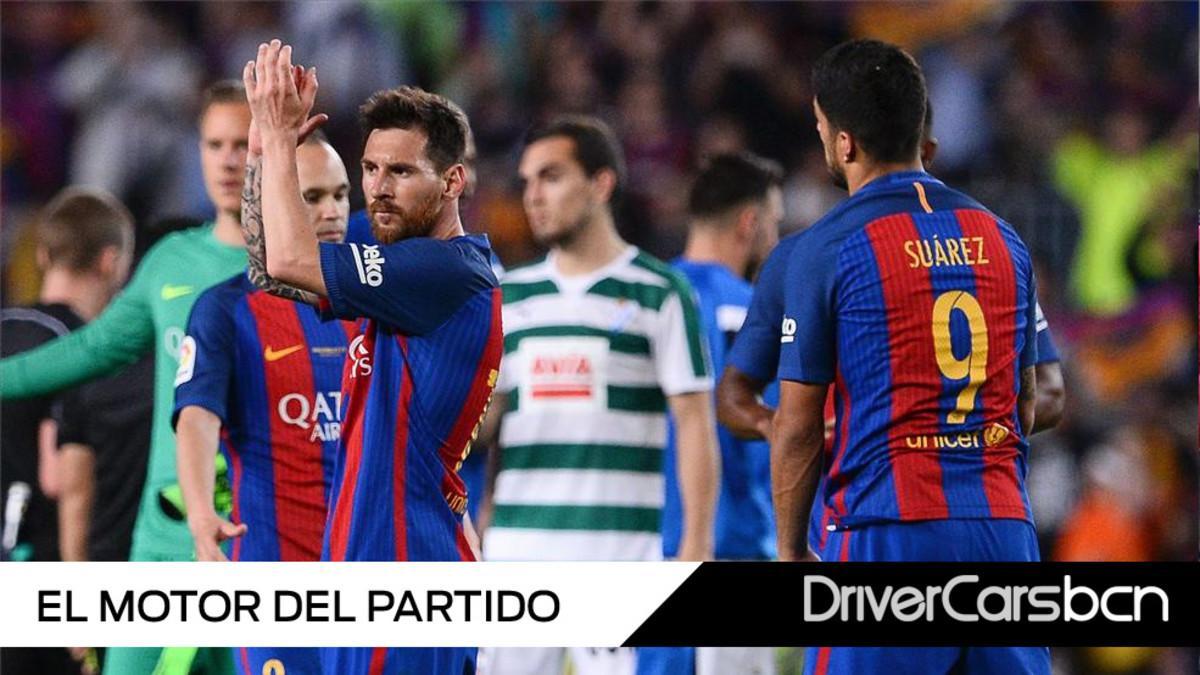 Messi simboliza la decepción del Barça, que ganó al Eibar pero vio cómo se le escapaba el título de Liga 2016/17