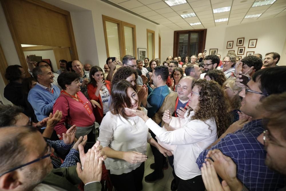 El PSOE de Baleares celebra su victoria electoral