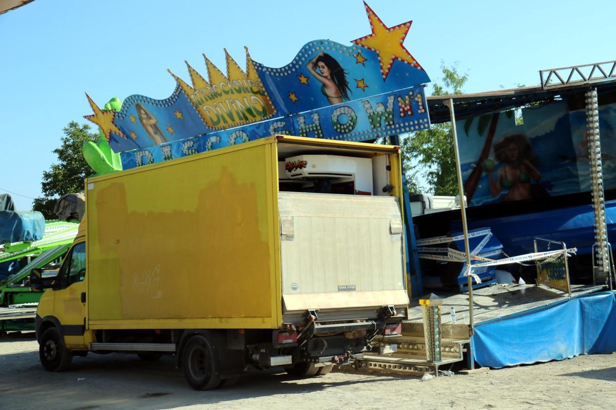 Les imatges de l'atracció de fira de la festa major de Tona on hi ha hagut un accident